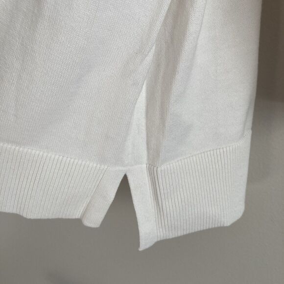 Lands End Womens Plus Rainbow Striped Sweater Size 3X Cotton Classic Preppy - Picture 6 of 11